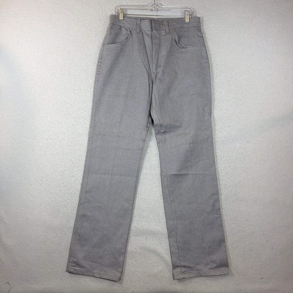 Wrangler Hero Men 34x32 Stretch Flex Fit Waist Casual Pant Grey NWT Made in USA